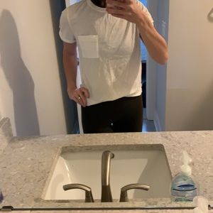 Gently worn white Athleta tee